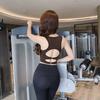 Colete Roupa Interior Esportiva Feminina À Prova de Choque Secagem Rápida Anti-flacidez Yoga Pilates Beleza Costas Sutiã de Fitness Feminino 1224