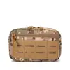 Bolsa accesorio táctica multifuncional, bolsa de almacenamiento exterior de nylon 1000D, riñonera portátil de camuflaje, equipo deportivo de viaje