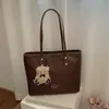 Bolso de gran capacidad transfronterizo para mujer, nuevo bolso de hombro versátil de gran capacidad de moda de otoño, bolso tote elegante y moderno para ir al trabajo