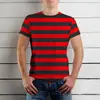 Nueva Camiseta de Manga Corta de Verano para Hombre Tallas Grandes Estampado de Bandera Europea y Americana Camiseta Deportiva de Manga Corta con Cuello Redondo Transfronteriza Fitness