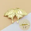 Novo acessório de liga flor de lótus borboleta gota de óleo diy grampo de cabelo antigo acessórios de cabelo acessórios de adorno de cabeça material agora aprovado