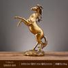 Nuevos Adornos Caballo al Éxito Lujo Ligero Mueble de TV Sala de Estar Inauguración de Casa Regalo de Bienvenida Caballo Dorado Artesanías de Resina