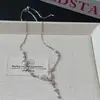 Collar de Chica Dulce con Micro-Adornos de Luna Perla Explosión Estelar para Mujer Lujo Accesible Gama Alta Nicho Pendientes Elegantes Cadena para Clavícula Tendencia