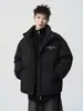 Chaqueta de algodón cálida de otoño e invierno para hombre, nuevo estilo coreano 2026, moderna para jóvenes, con cuello alto, versátil, abrigo casual de algodón para hombre