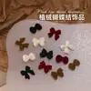 Joias para Unhas com Laço Aveludado Popular na Internet Borboleta de Pelúcia Tridimensional Laço Mistura de Acessórios para Unhas