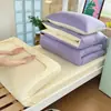 Juego de ropa de cama individual de tres piezas para dormitorio universitario de algodón, completo con edredón, relleno de edredón, funda de edredón de algodón puro y juego de sábanas de seis piezas