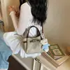 Bolso de Hombro Retro de Mezclilla 2026 para Mujer, Bolso Cruzado de Diseño de Nicho, Bolso Cubo de Mano de Patchwork de Cuero de Alta Gama