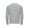 R532 estilo callejero, mezcla de lana, orientado al deporte y al fitness, color liso, diseño elástico, camiseta de manga larga ajustada para hombre