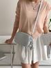 Bolso bandolera para mujer Verano 2024 Nuevo Combinable Borla Color Macarrón Ins Bolso Cuadrado Pequeño Bolso de Hombro Casual