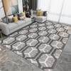 Alfombra nórdica de arte simple para sala de estar, alfombra para dormitorio resistente a las manchas, alfombra de área grande, alfombra de oficina alta al por mayor