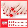 Unhas Encravadas com Diamantes Vermelhos, Unhas de Manicure Clareadoras de Outono e Inverno, Adesivos de Unha Falsos, Produtos Acabados de Manicure Vestíveis no Atacado