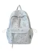 Mochila Estilo Coreano Chica Dulce Suave Reductora de Edad Verano Viaje Almacenamiento Mochila Pequeña con Degradado de Luz Estelar Baja Saturación Fresca y Delicada