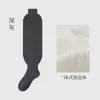 Calcetines de elefante con borde de burbuja estilo perezoso holgado hasta la rodilla para mujer calcetines de linterna de moda chic calcetines de pila de café