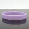 Pulseiras de Cor Sólida em Estoque, Pulseiras de Silicone Luminosas, Embossadas para Grupos Jovens e Estudantis, Pulseiras de Cor Sólida com Anéis de Luz