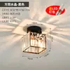 Jiaoying Nórdico Pasillo Vestíbulo Entrada Cristal de Gama Alta Escalera Balcón Cromo Bauhaus Lámpara de Techo Hierro Otro