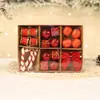 Colgantes para Árbol de Navidad Nuevos Transfronterizos, Juego Multipack, Accesorios de Bola Navideña en Caja