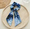 Novo Scrunchie de Fita Rosa Selvagem Van Gogh Céu Estrelado Cetim Pintura a Óleo Laço Prendedor de Cabelo Faixa de Cabelo Corda de Cabelo Acessórios de Cabelo