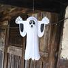 Halloween pendurado fantasma pingente de papel jardim de infância pendurado decorações tridimensionais lanterna decoração fantasma pendurado adereços atacado