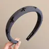 Horquilla de Corona Alta Maillard Diadema con Cabeza de Esponja Ala Ancha Femenina Versátil Popular Para Salir Lavado de Cara Pinza para el Cabello Diadema Accesorios para la Cabeza