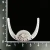 Boneca gato de batata de Guizhou acessórios DIY lembrança coroa de cabelo prateada chapéu étnico Miao chapéu tiara de chifre de vaca borboleta