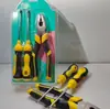 Pinzas de Tigre, Pinzas Universales Domésticas para Electricista, Juego Completo de Mini Herramientas, Cortadores de Cable, Mini Prensa para Uso Doméstico