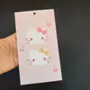 10x 18 colección tarjeta trasera cadena para teléfono móvil llavero colgante de tarjeta trasera bolsa de embalaje de cartón decoración materiales de tarjeta de embalaje