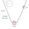 Collar Transfronterizo de Joyería con Goteo de Aceite Flor de Margarita Pequeña Corona Dulce Colgante de Mariposa Cadena para Clavícula Collar de Acero Inoxidable para Mujer