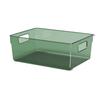 Leve luxo PET mesa cosméticos caixa de armazenamento acrílico quarto roupas sundries mesa de centro lanches cesta de armazenamento atacado