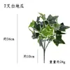 Venta Directa de Fábrica de Nuevas Plantas Artificiales de Rábano Verde para Decoración de Paredes, Plantas en Maceta para Fotografía, Plantas Verdes para Paisajismo de Bodas