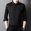 Camisa de Manga Larga Nueva para Hombre Primavera y Otoño 2024, Camisa Transpirable de Negocios, Camisa Casual de Moda, Venta al por Mayor