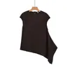 Ins estilo europeo y americano transfronterizo 2026 nueva moda elegante ropa de mujer al por mayor camisa de trabajo top suelto irregular