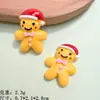 Joyería de Resina Serie de Papá Noel Accesorios DIY Hecho a Mano Funda para Teléfono Móvil Pasador Cuerda para el Cabello Caja de Almacenamiento Colgante para Bolsos
