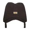 Chapéu de Lã para Outono e Inverno, Chapéu de Tricô Super Fofo Estilo Gato com Tiras, Versátil, Quente, Chapéu Protetor de Orelhas, Atacado Personalizado