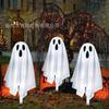 Nova Lâmpada de Chão Solar Halloween Fantasma Branco Festival do Fantasma Horror Atmosfera de Pátio Lâmpada Decorativa Lâmpada de Gramado