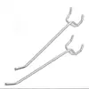 Accesorios para tablero de clavijas transfronterizos espaciado entre agujeros 2.5cm gancho de metal gancho de estante de almacén de supermercado gancho de herramienta venta al por mayor