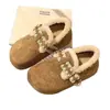 Zapatos Birkenstock Versátiles con Suela Gruesa para Aumentar la Altura para Mujer, Nuevo Estilo Invierno 2025, Forrados de Felpa, Engrosados, Zapatos de Algodón Cálidos, Calzado de Invierno de Moda