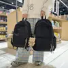 Mochila Escolar para Campus Estilo K Ins Simple Cuadros Mochila para Estudiantes de Secundaria y Preparatoria Gran Capacidad Mochila de Ocio para Viajes