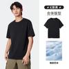 Camiseta Cor Pura Respirável Camelo para Homens e Mulheres Seroona Respirável Gola Redonda Top Solto Esportivo Versátil Manga Curta Novo