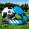Zapatos de fútbol para hombre, zapatos de fútbol infantiles con velcro para estudiantes, zapatos de entrenamiento con tacos TF, zapatos de fútbol para niños