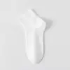Meias Femininas Curtas, Algodão Puro, Estilo Fino para Primavera e Verão, Esportivas Brancas 100% Algodão Antiderrapantes, Antiodor, Respiráveis, Meias Sem Costura