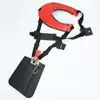 Correa de hombro doble de lujo para cortacésped de tabla dura, correa para cortar, correa de mochila con soporte lumbar engrosado para cortacésped de riego