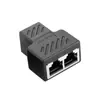Conector de red RJ45 Gigabit con cabezal tripartito blindado serie uno-dos conector metálico categoría cinco categoría seis cable de red de ocho hilos