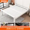 Marco de Cama Tatami Sin Cabecero Cama de Hierro para Apartamento Pequeño Dormitorio Uso en Casa Cama de Hierro Cama Matrimonial Marco de Hierro Reforzado Espeso Cama