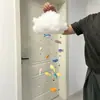 Kit de Materiales para Colgante de Carrillón de Viento de Peces Brillantes en Forma de Nube Estilo Ins Decoración Colgante Sanadora Regalo para Parejas y Mejores Amigos Regalo de Cumpleaños