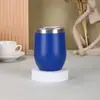 Taza de Huevo al Vacío de Acero Inoxidable 304 Más Vendida Taza de Huevo Roja en Forma de U Portátil Taza Termo de Vientre Grande Venta al por Mayor