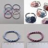 Accesorios para el cabello Anillo para el cabello Flor para el cabello Material para hacer Todo-combinable Cuerda para el cabello Banda elástica para cola de caballo Tocado femenino diy Hecho a mano Accesorios para tocado