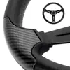 Volante Modificado para Coche de PU Racing Competitivo 14 pulgadas Parche Personalizado con Patrón de Carbono 345 mm Transfronterizo