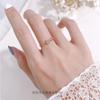 Yixin Anillo de Lluvia de Estrellas de Venta Caliente Recién Llegado para Mujer Estilo Coreano Moda INS Combinación con Todo Anillo de Zircón de Estrella