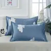 Par de Fronhas, Verão Desenho Animado Solteiro e Casal Algodão Escovado Lavado Dormitório Estudantil Casa 48X74