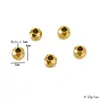Acero Inoxidable Color Oro 18K Conservación del Color Cuentas Facetadas Accesorios Hechos a Mano DIY Cuentas de Posicionamiento Cuentas Sueltas Pulsera Collar Accesorios de Cuentas Espaciadoras